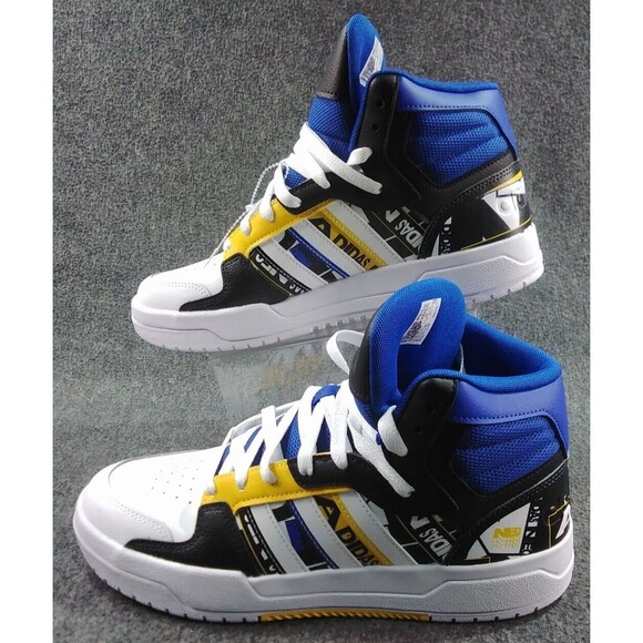 Adidas Entrap Neo Mid Golden State Warriors Blue/Yellow GW4399 Men Sz 8.5 main image 5